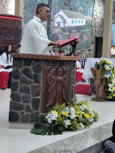Terceira celebração do domingo reúne fiéis no Santuário de Nossa Senhora Aparecida